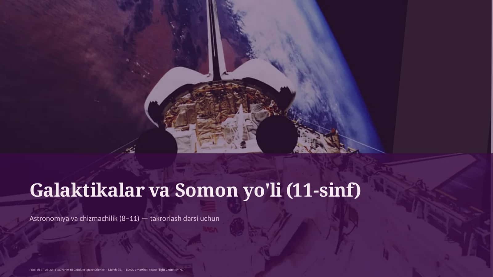 Galaktikalar va Somon yo'li (11-sinf) 1
