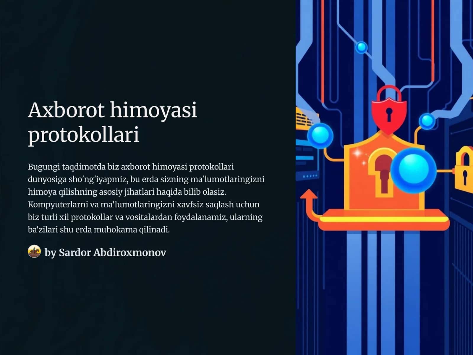 Axborot-himoyasi-protokollari taqdimot 1