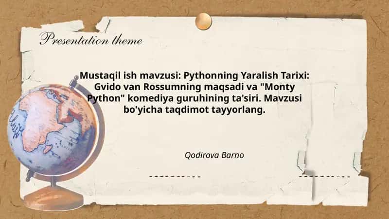 Pythonning Yaralish Tarixi 1