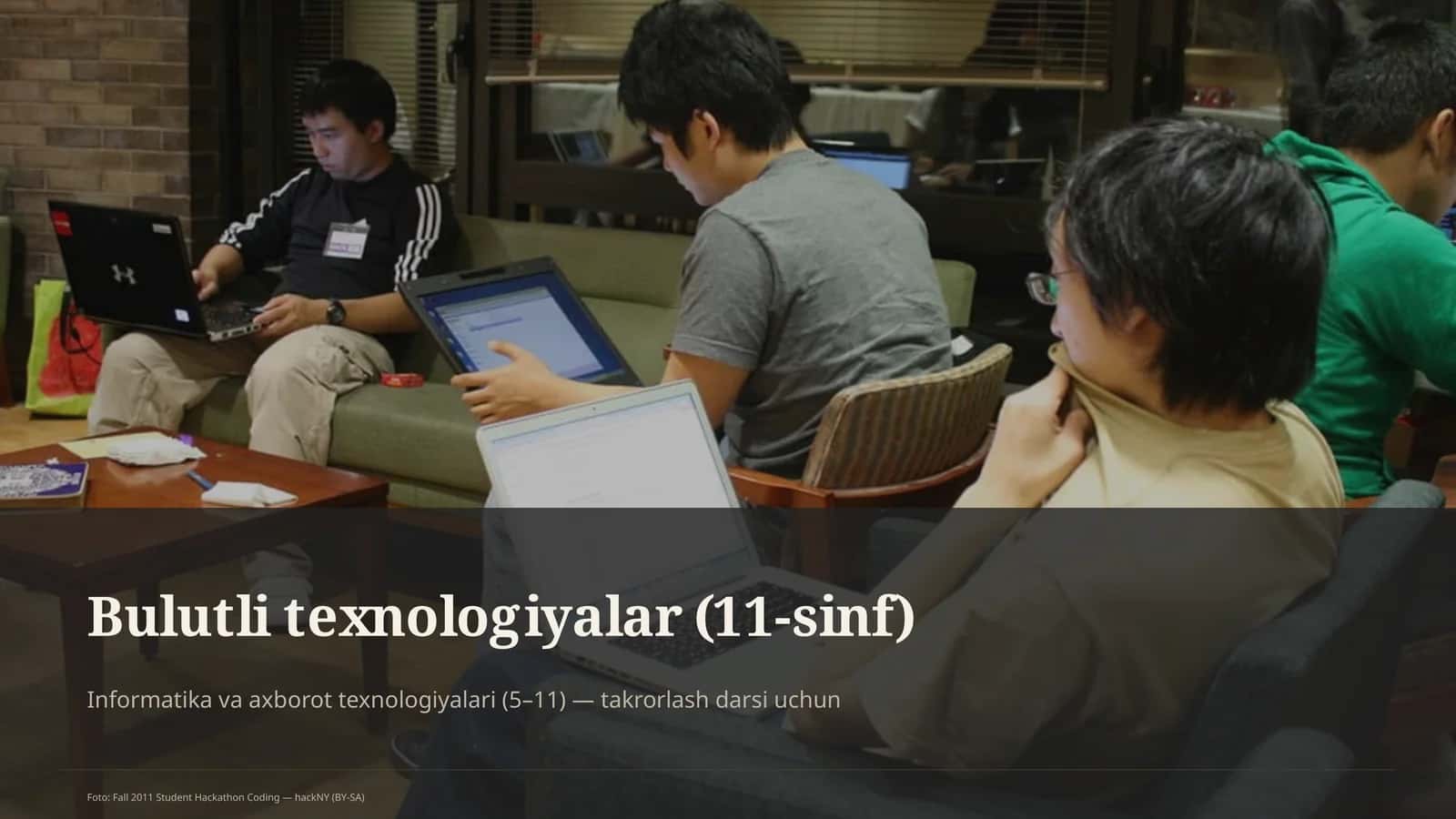 Bulutli texnologiyalar (11-sinf) 1