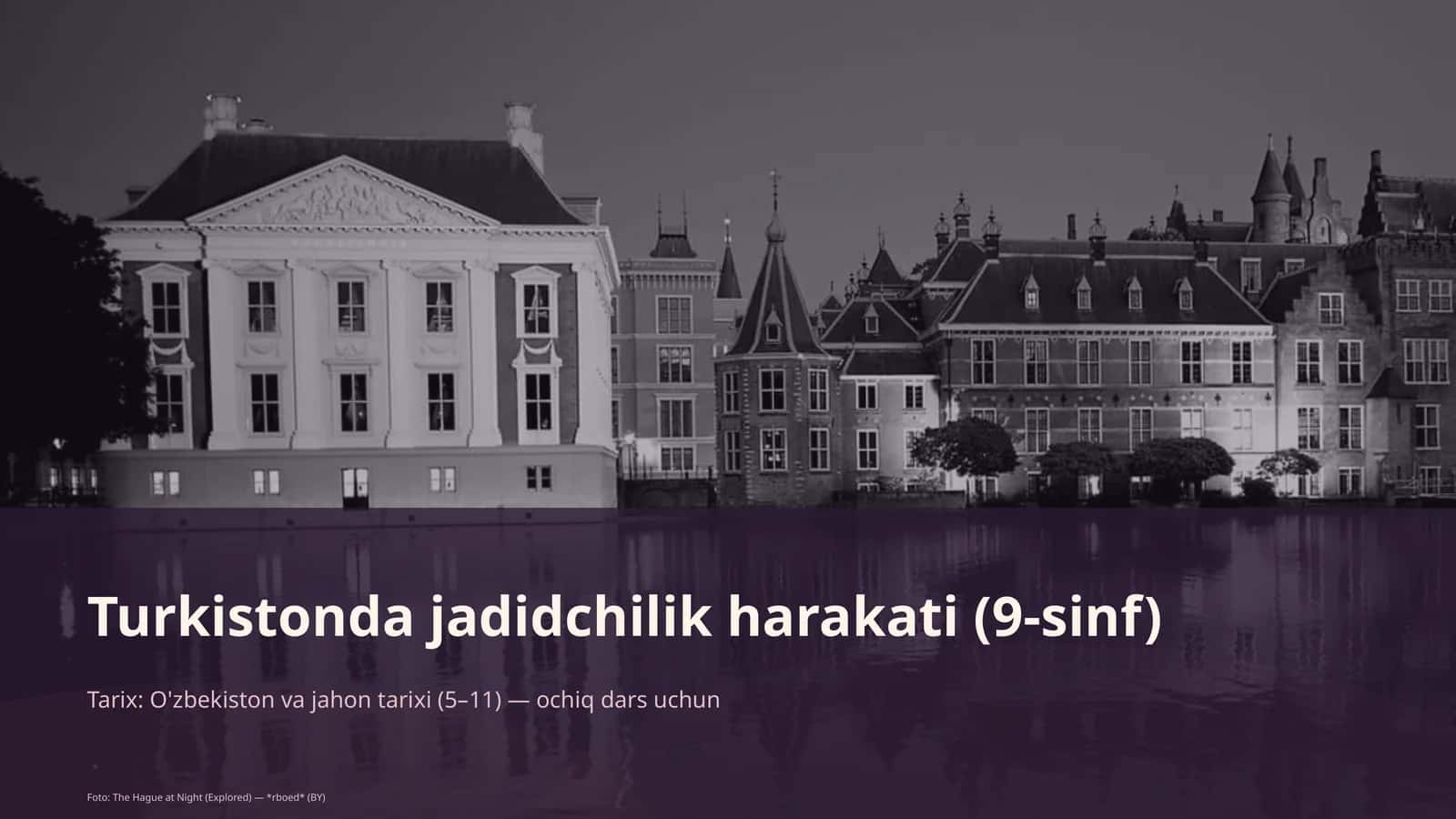 Turkistonda jadidchilik harakati (9-sinf) 1