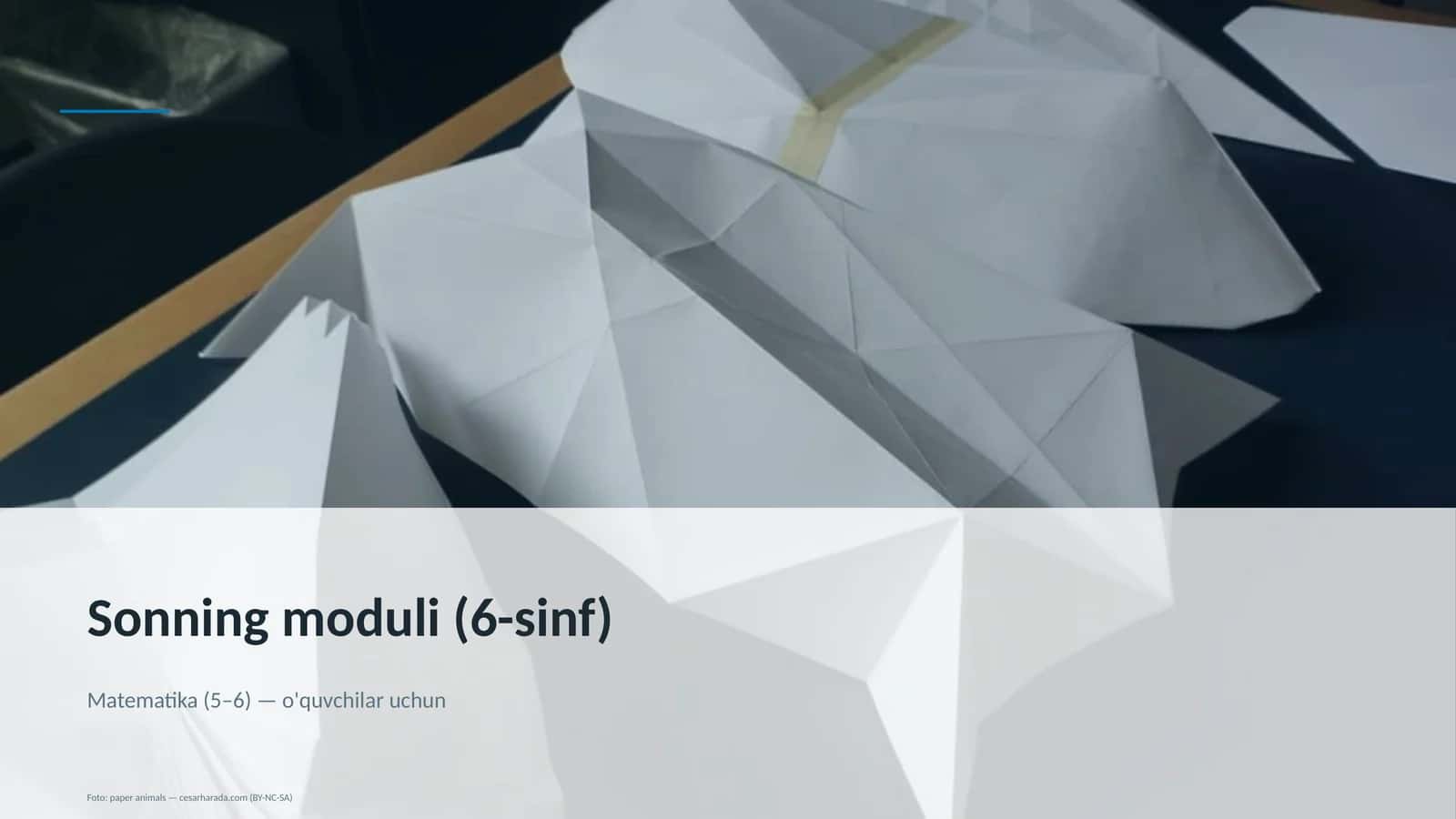 Sonning moduli (6-sinf) 1