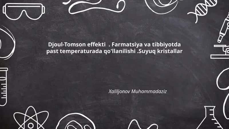 Djoul-Tomson effekti 1