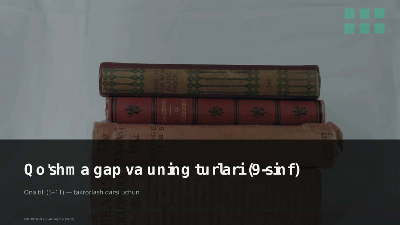 Qo'shma gap va uning turlari (9-sinf) 1