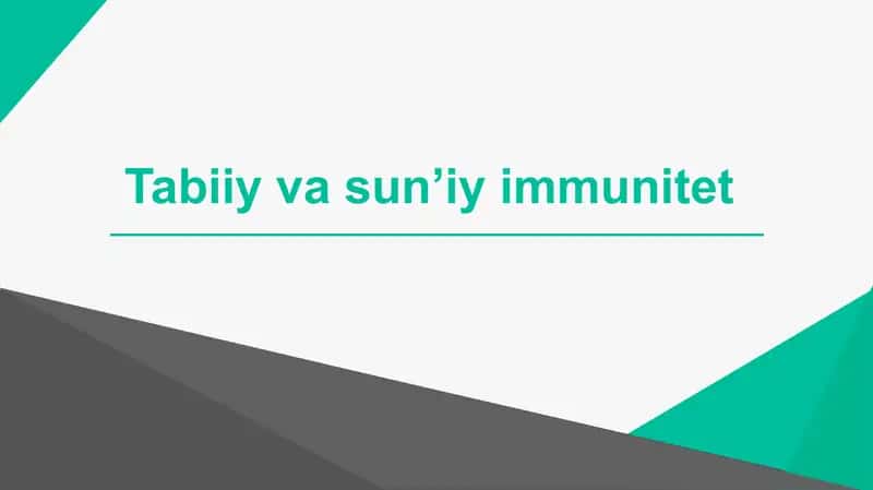 Immunitet 1