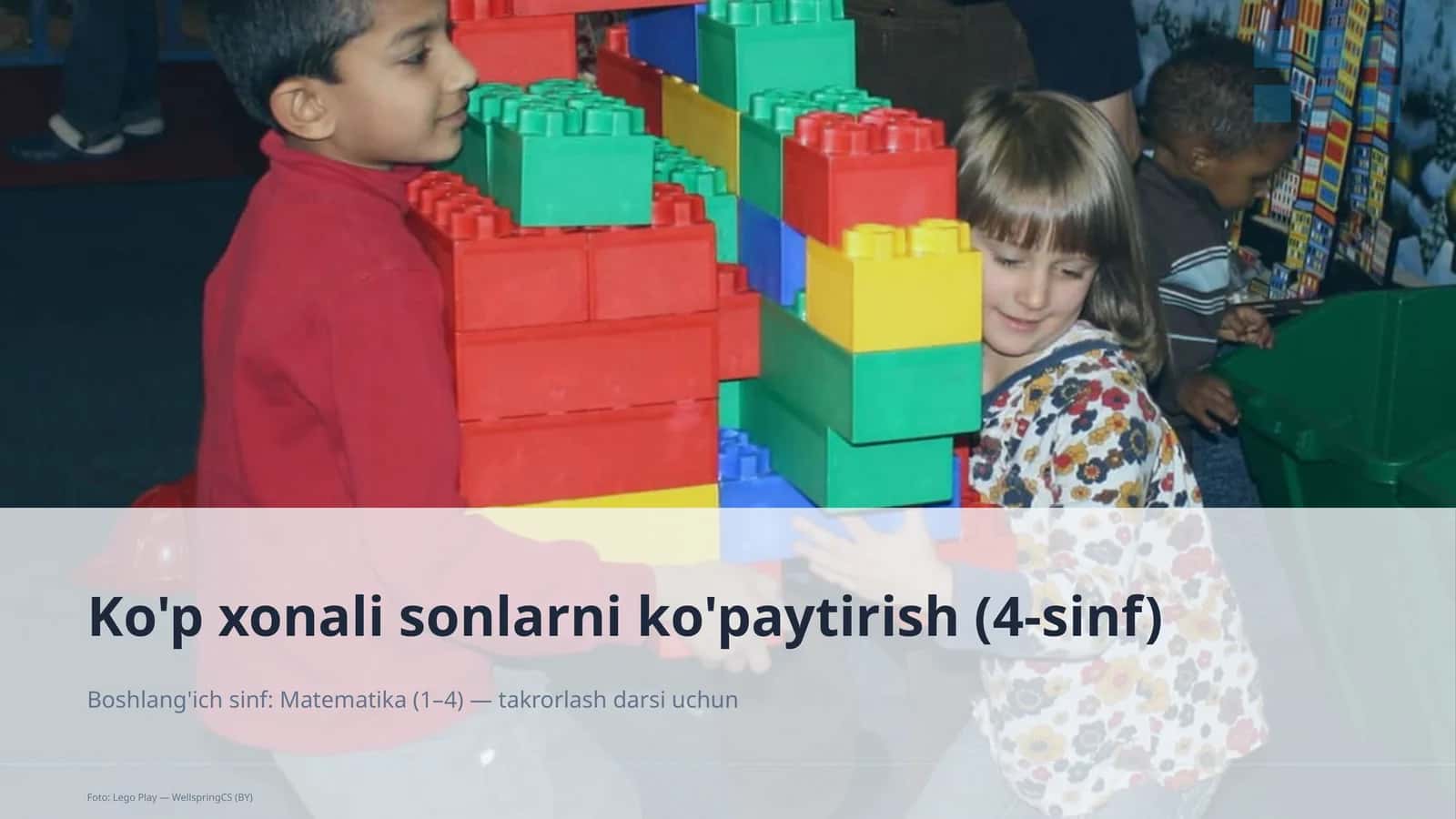 Ko'p xonali sonlarni ko'paytirish (4-sinf) 1