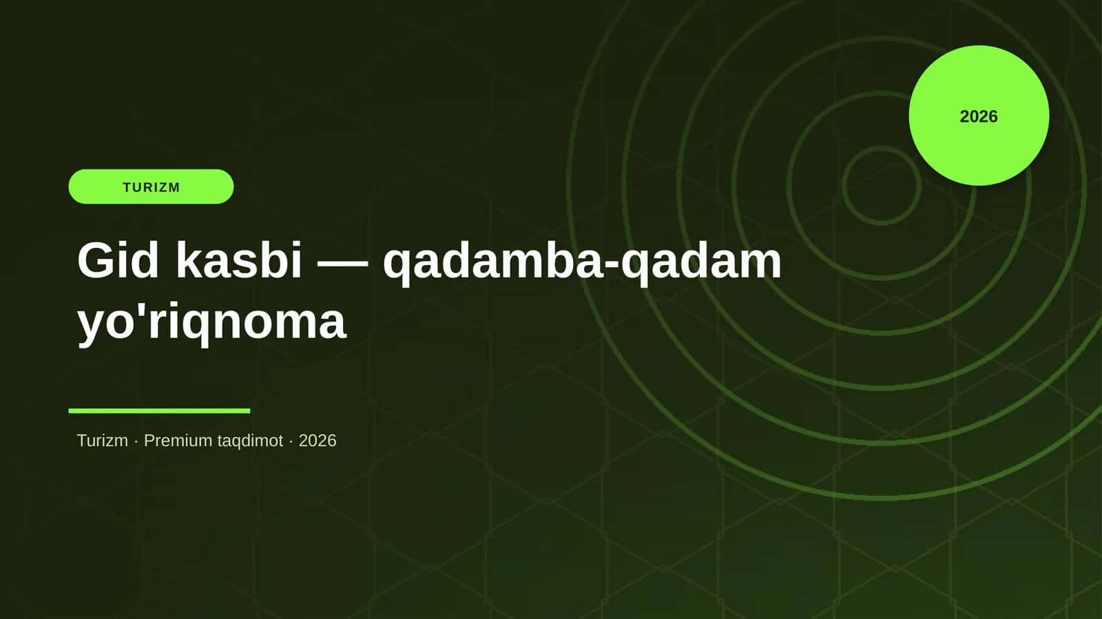 Gid kasbi — qadamba-qadam yo'riqnoma 1
