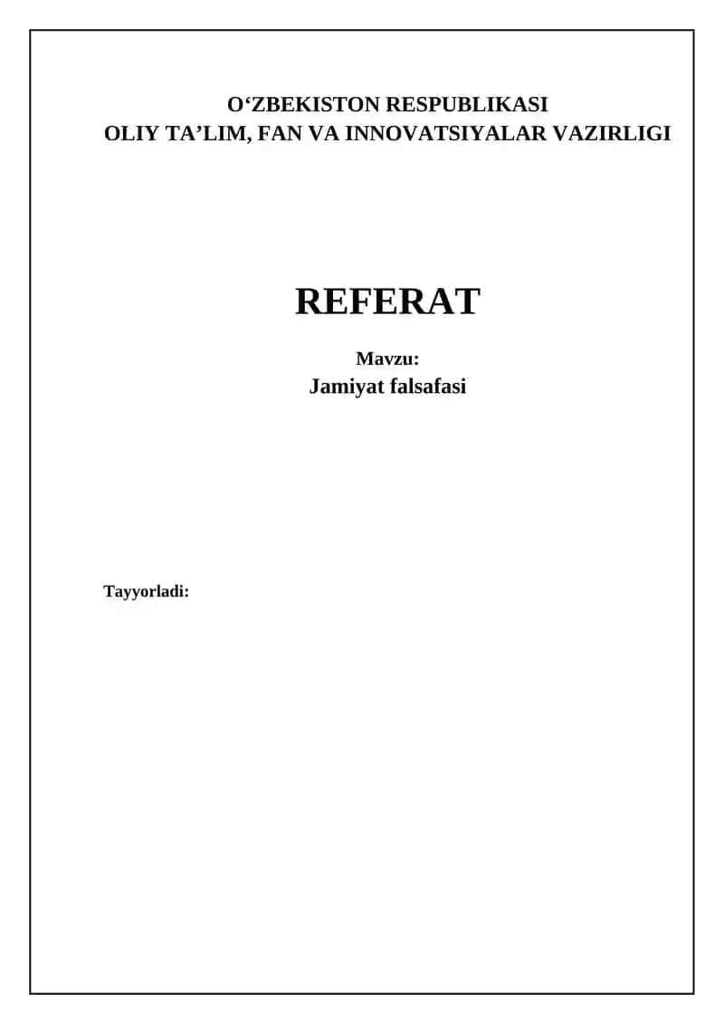 Jamiyat falsafasi
