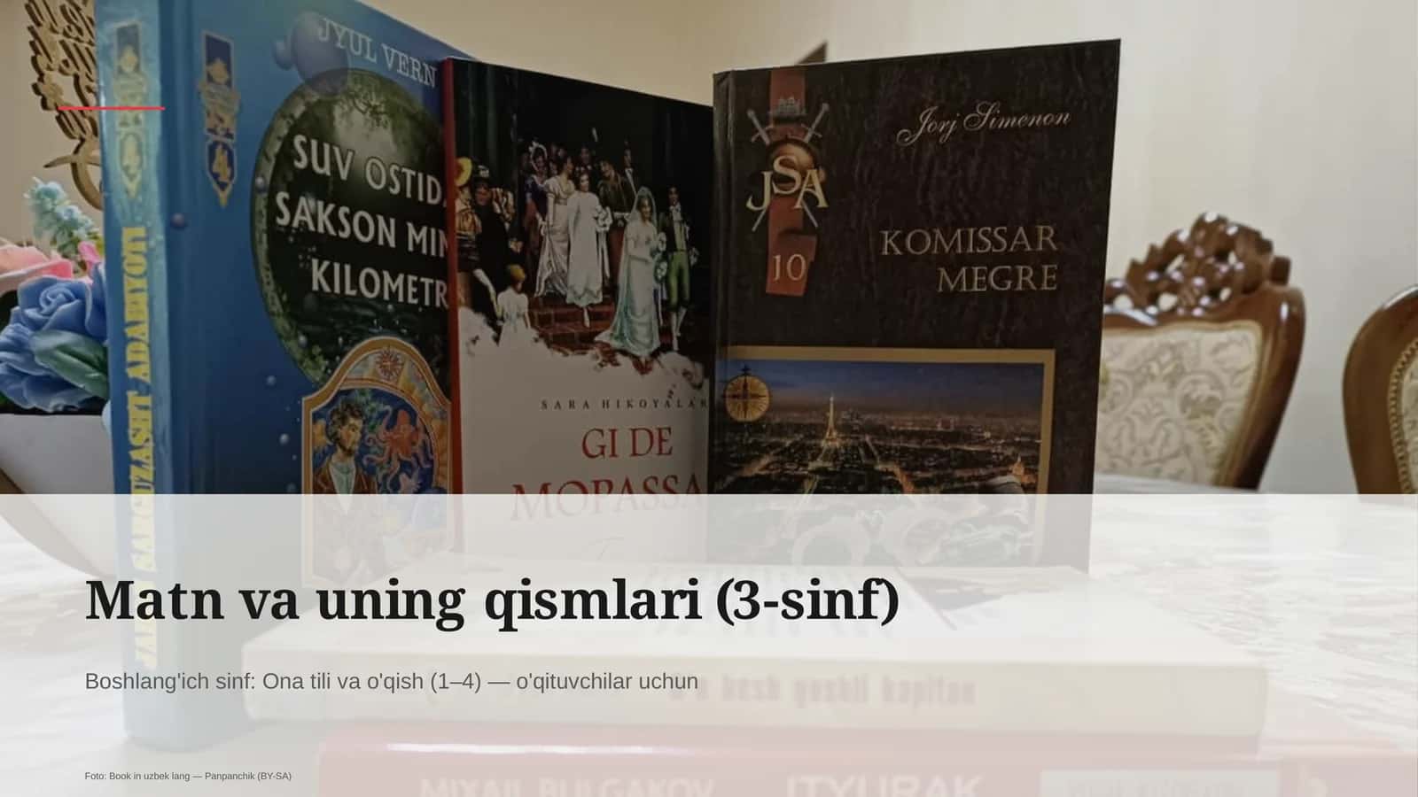 Matn va uning qismlari (3-sinf) 1