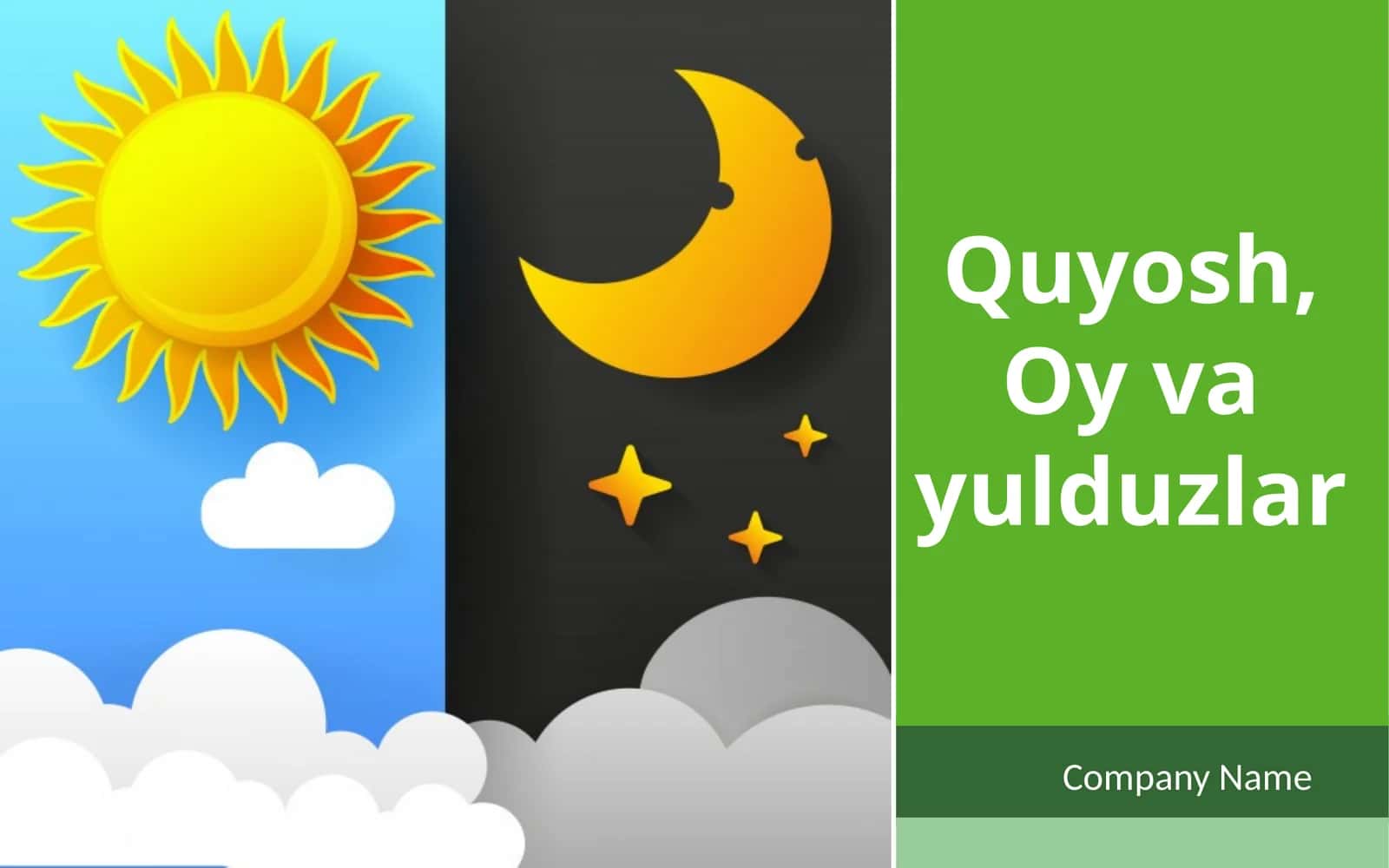 Quyosh, Oy va yulduzlar 1