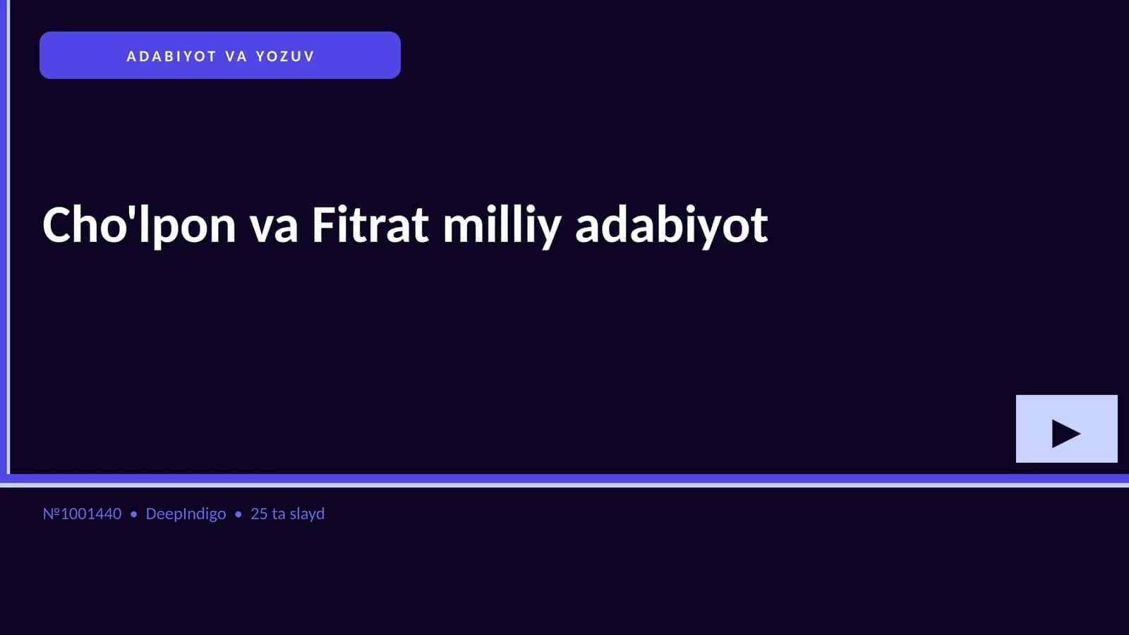 Cho'lpon va Fitrat milliy adabiyot 1