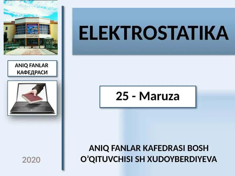 ELEKTROSTATIKA 1