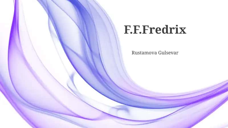 F.F. Fredrix 1