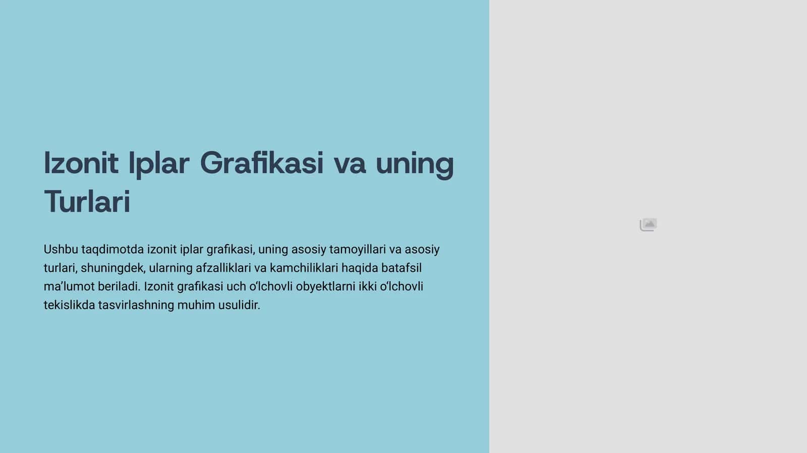 Izonit Iplar Grafikasi va uning Turlari 1