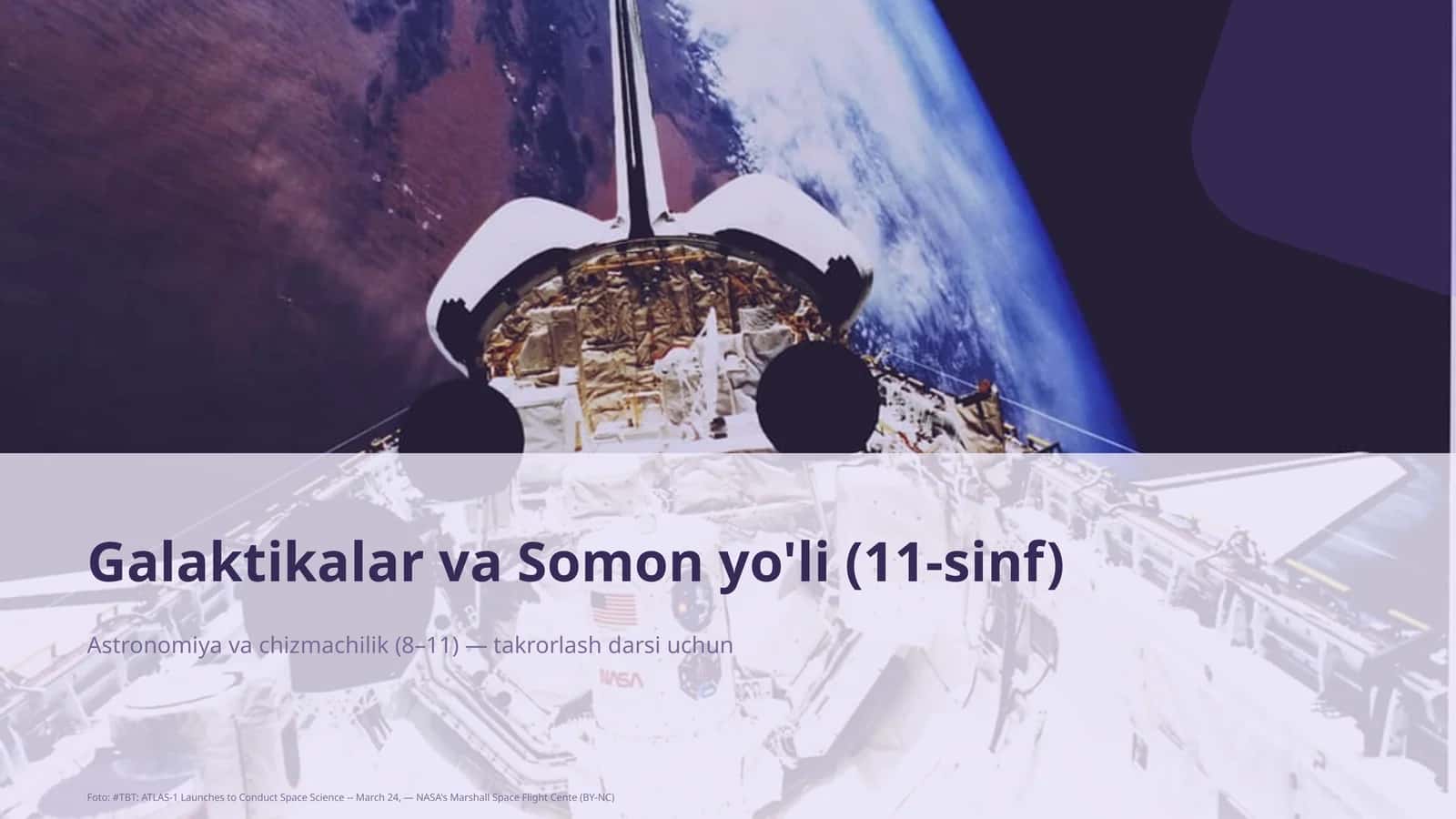 Galaktikalar va Somon yo'li (11-sinf) 1