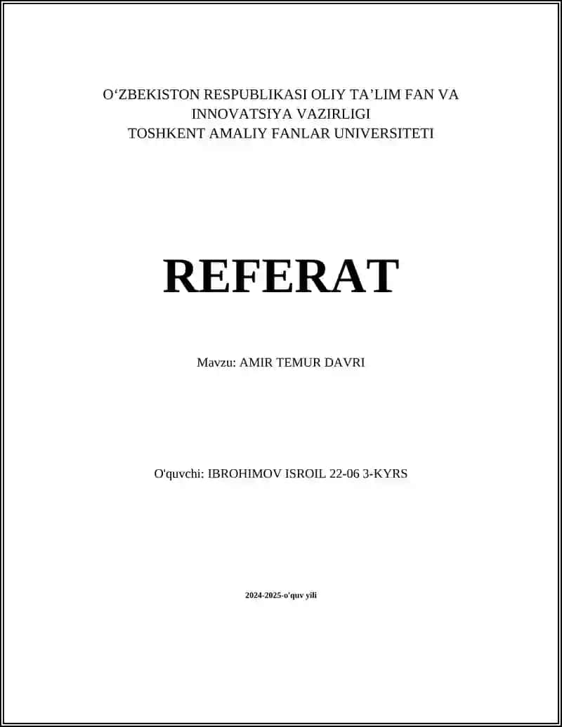 Amir Temur davri