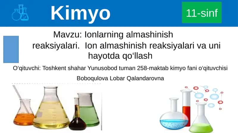 Kimyo 1