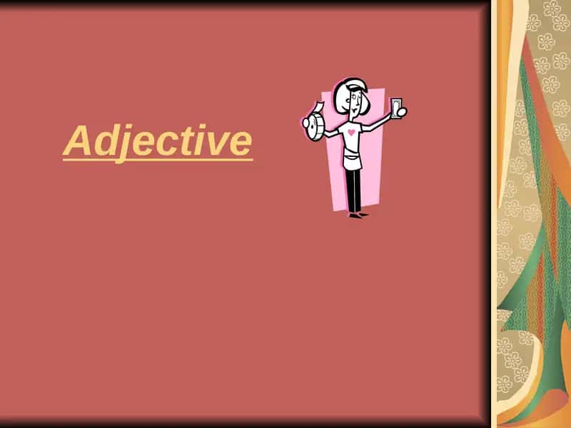 Adjective 1