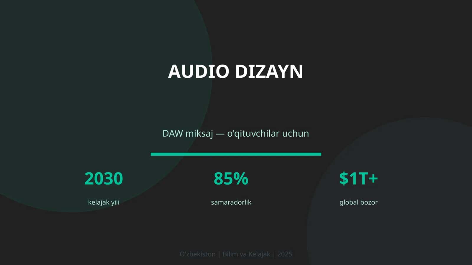 Audio dizayn 1