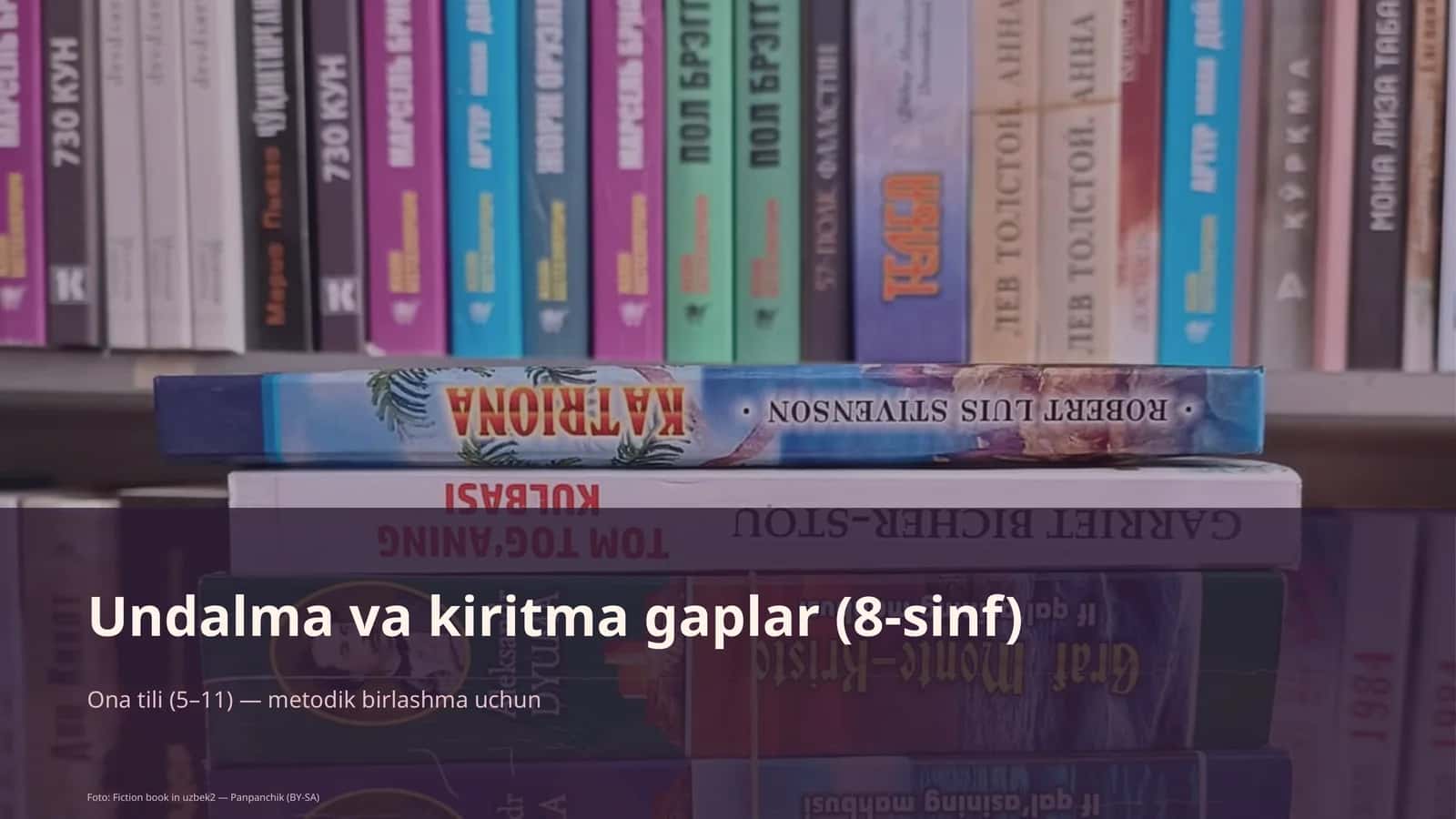 Undalma va kiritma gaplar (8-sinf) 1