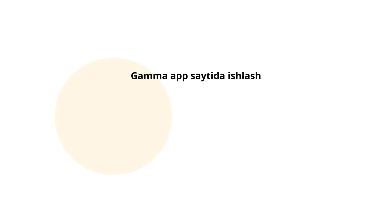 Gamma App-dan ro'yxatdan o'tish 1