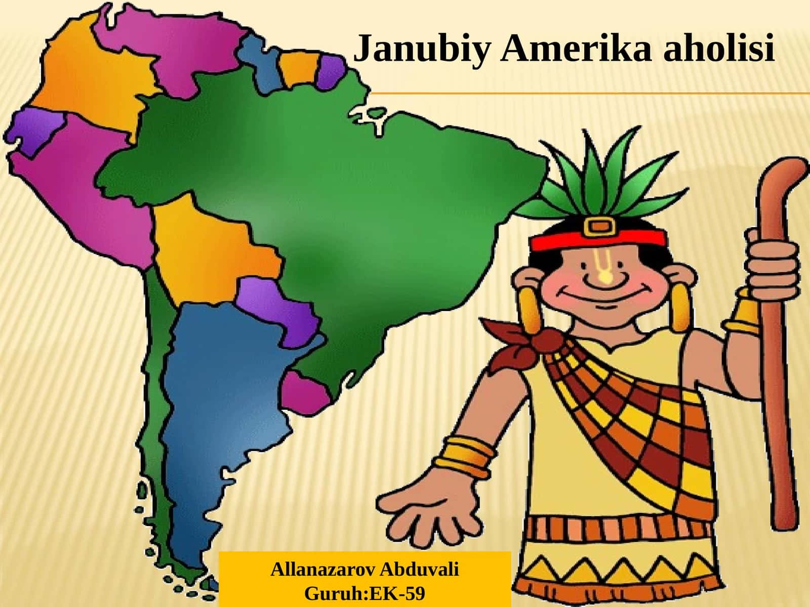 Janubiy Amerika aholisi 1