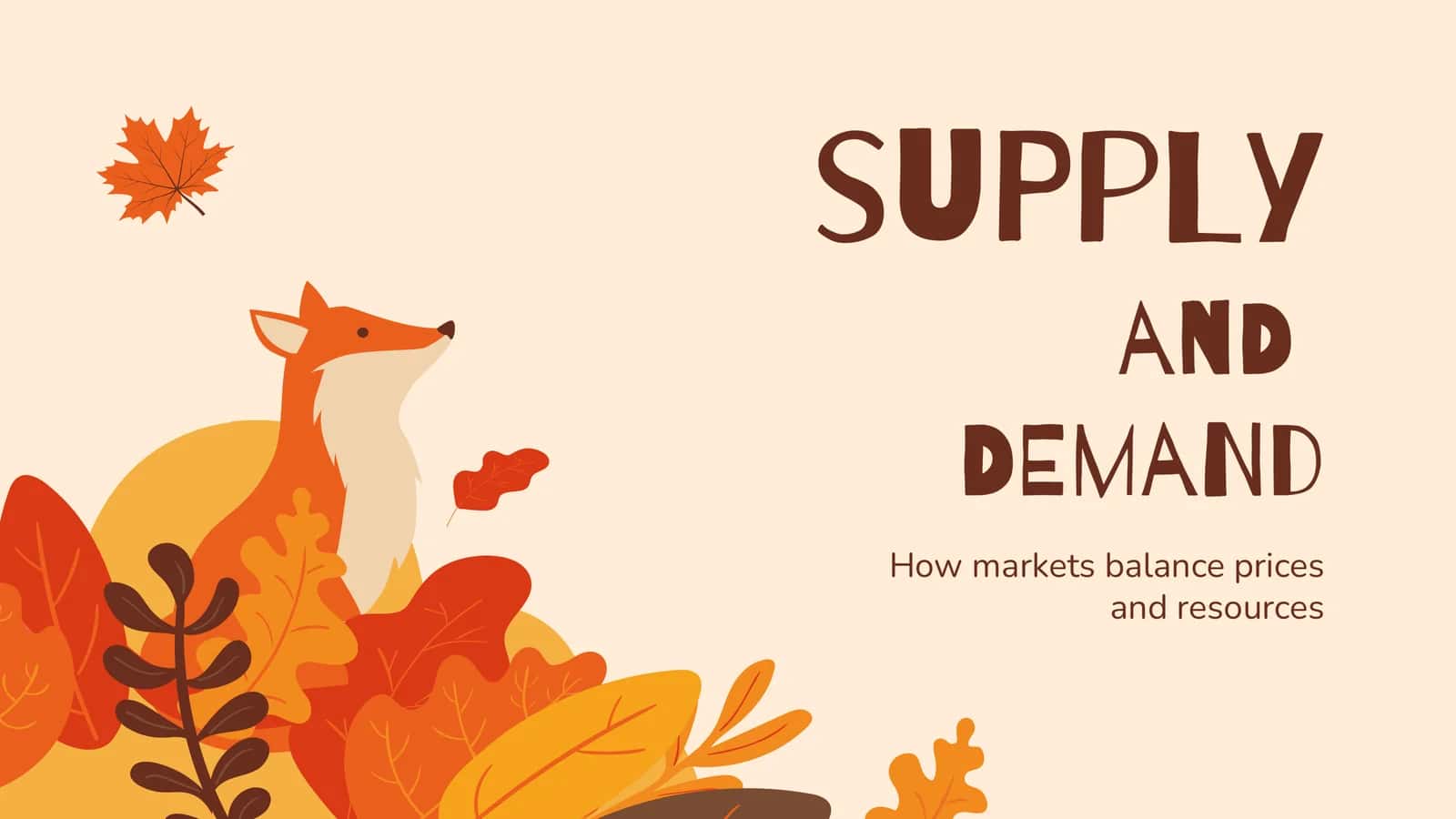 Supply and Demand 1