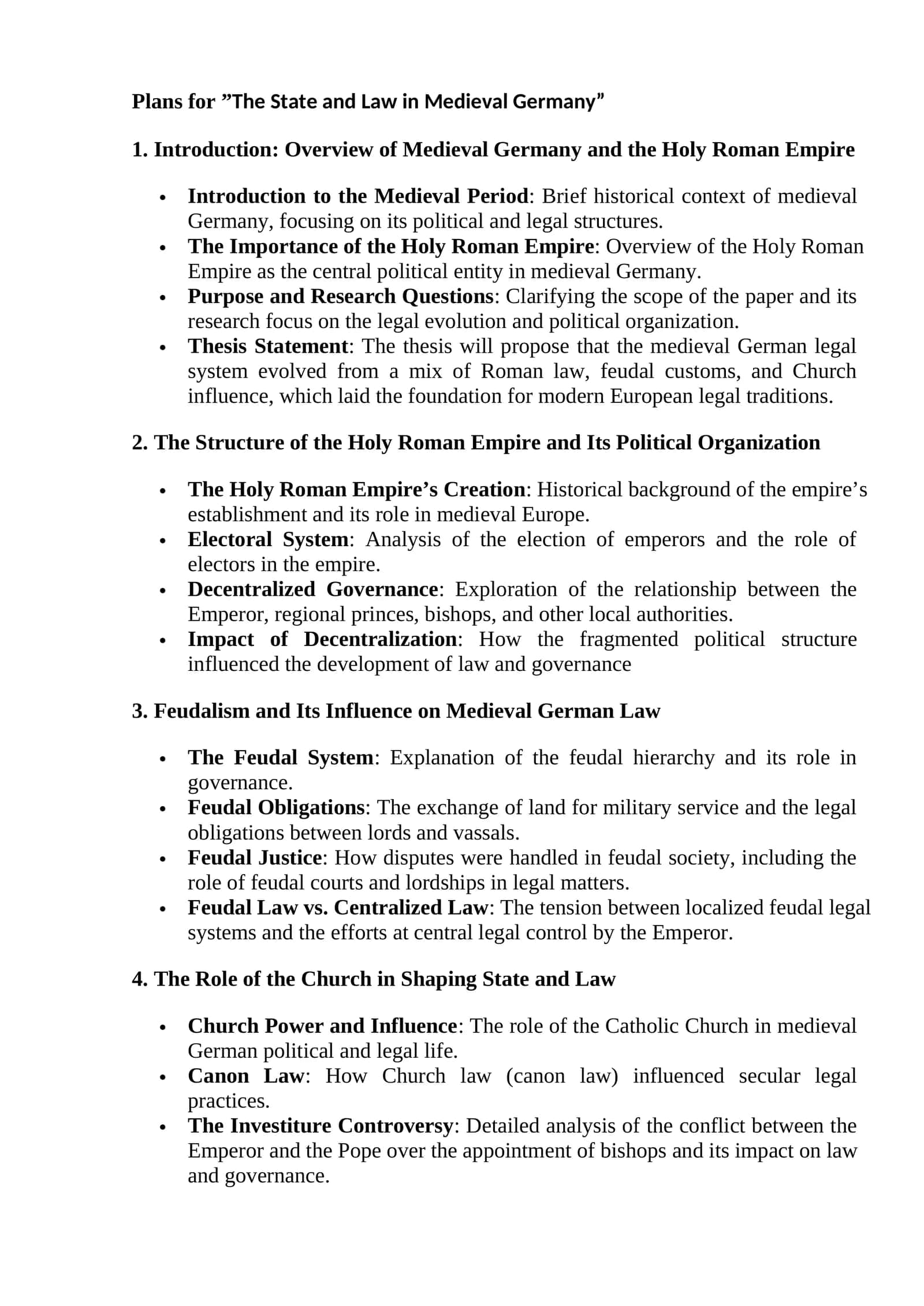 The State and Law in Medieval Germany 1
