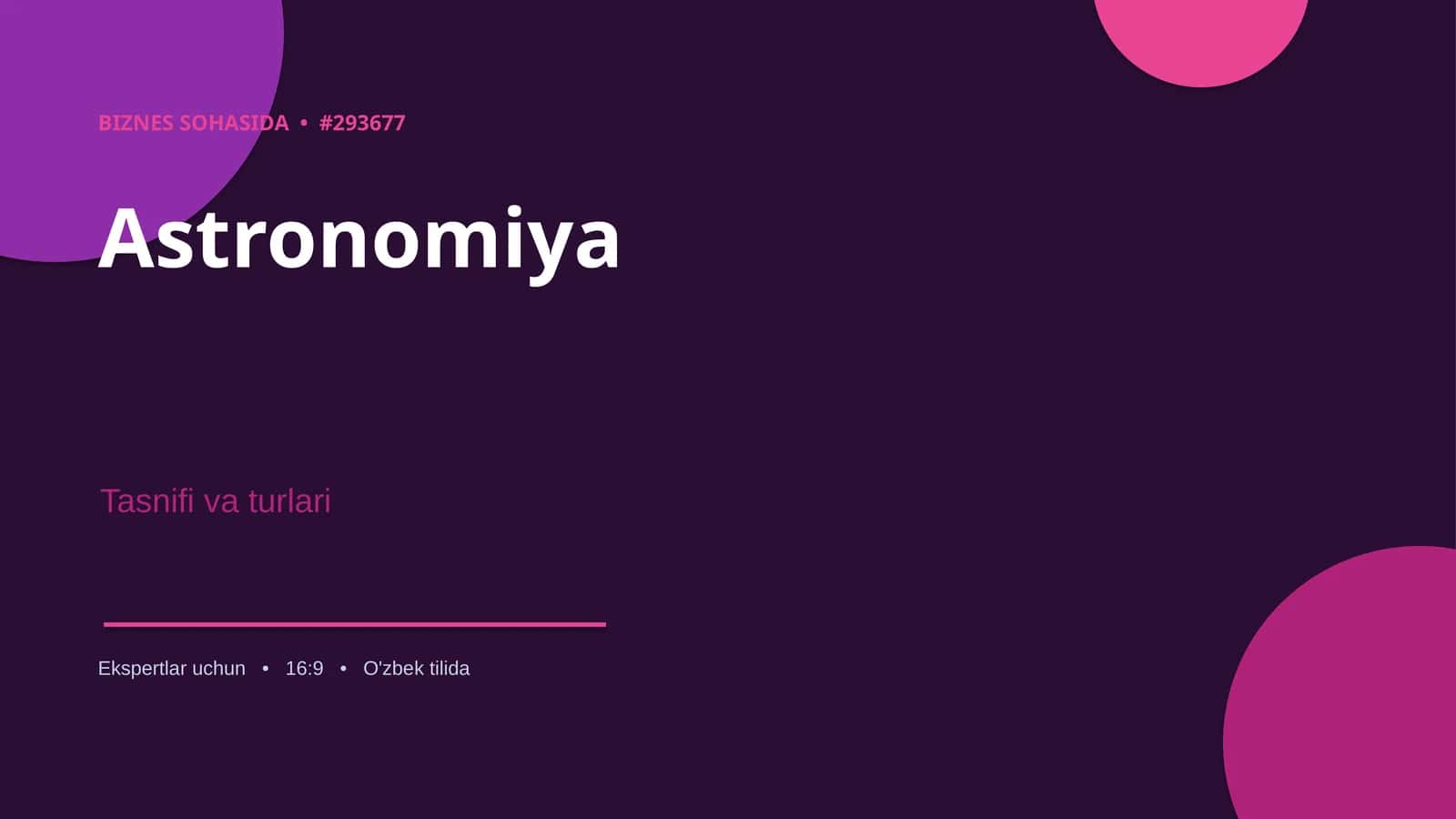 Astronomiya 1