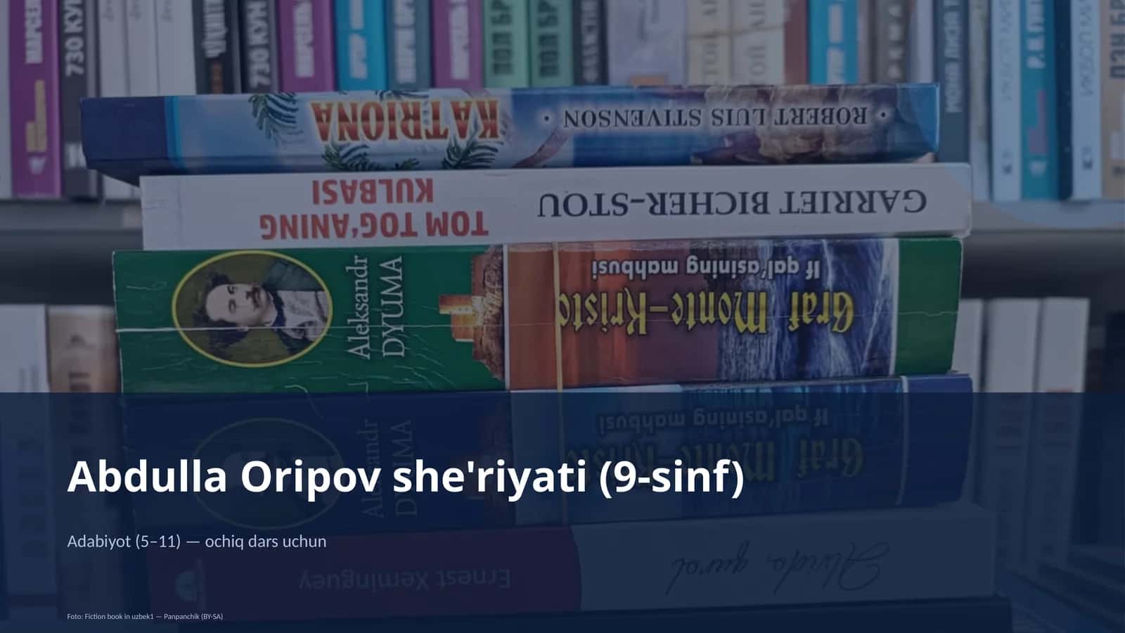 Abdulla Oripov she'riyati (9-sinf) 1
