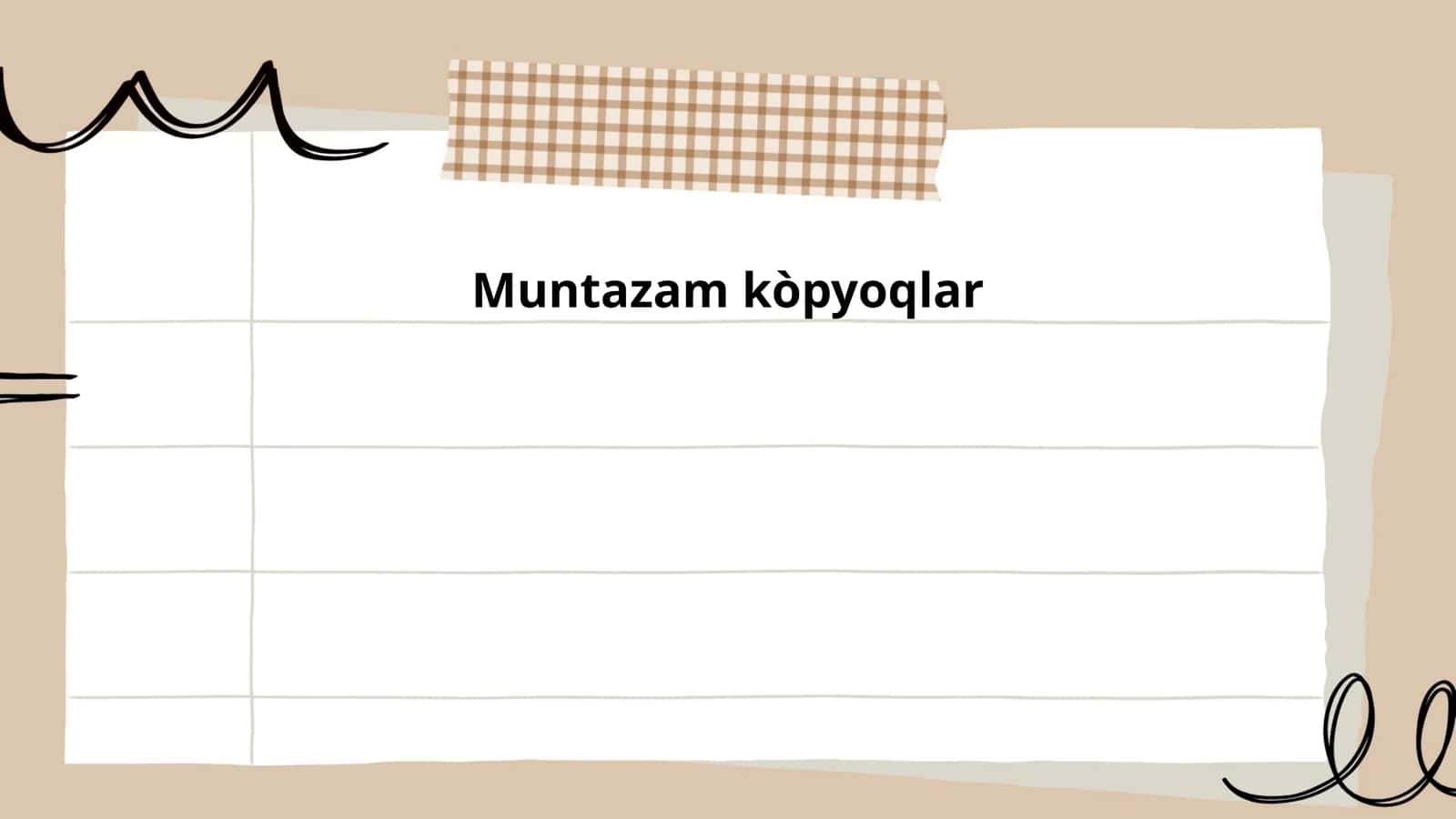 Muntazam kòpyoqlar 1