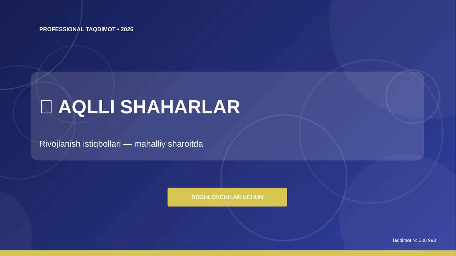 Aqlli shaharlar: rivojlanish istiqbollari 1