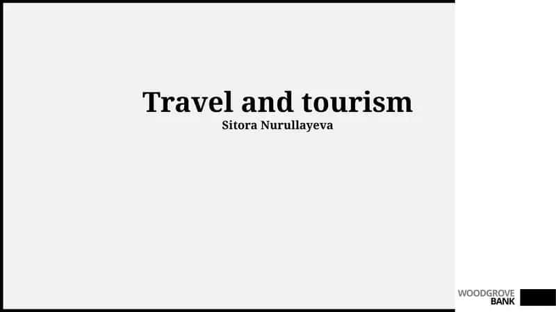 Key Aspects of Modern Tourism 1