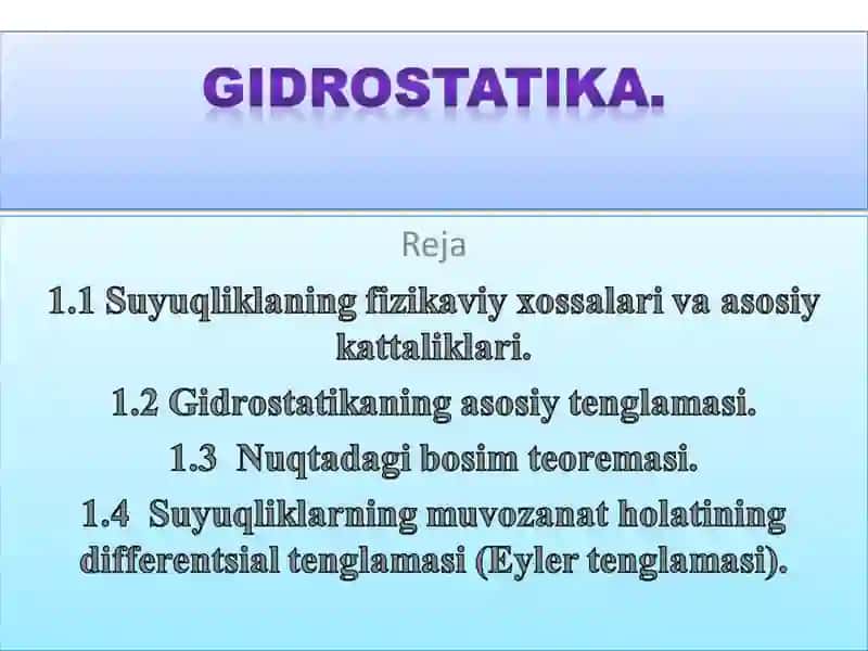 Suyuqliklar