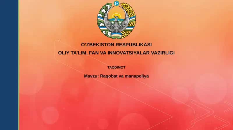 Raqobat va monopoliya 1