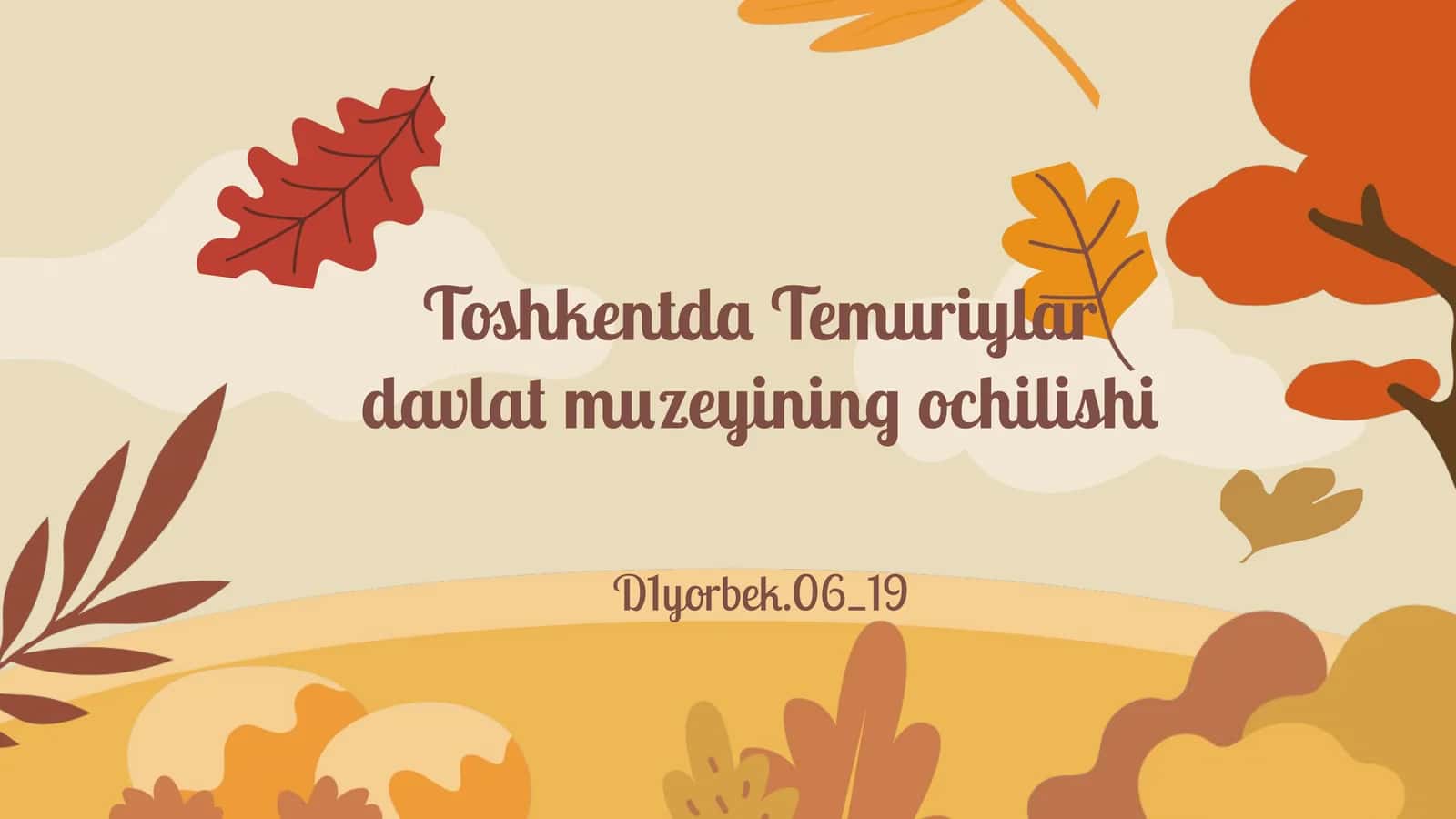 Temuriylar davlat muzeyi 1