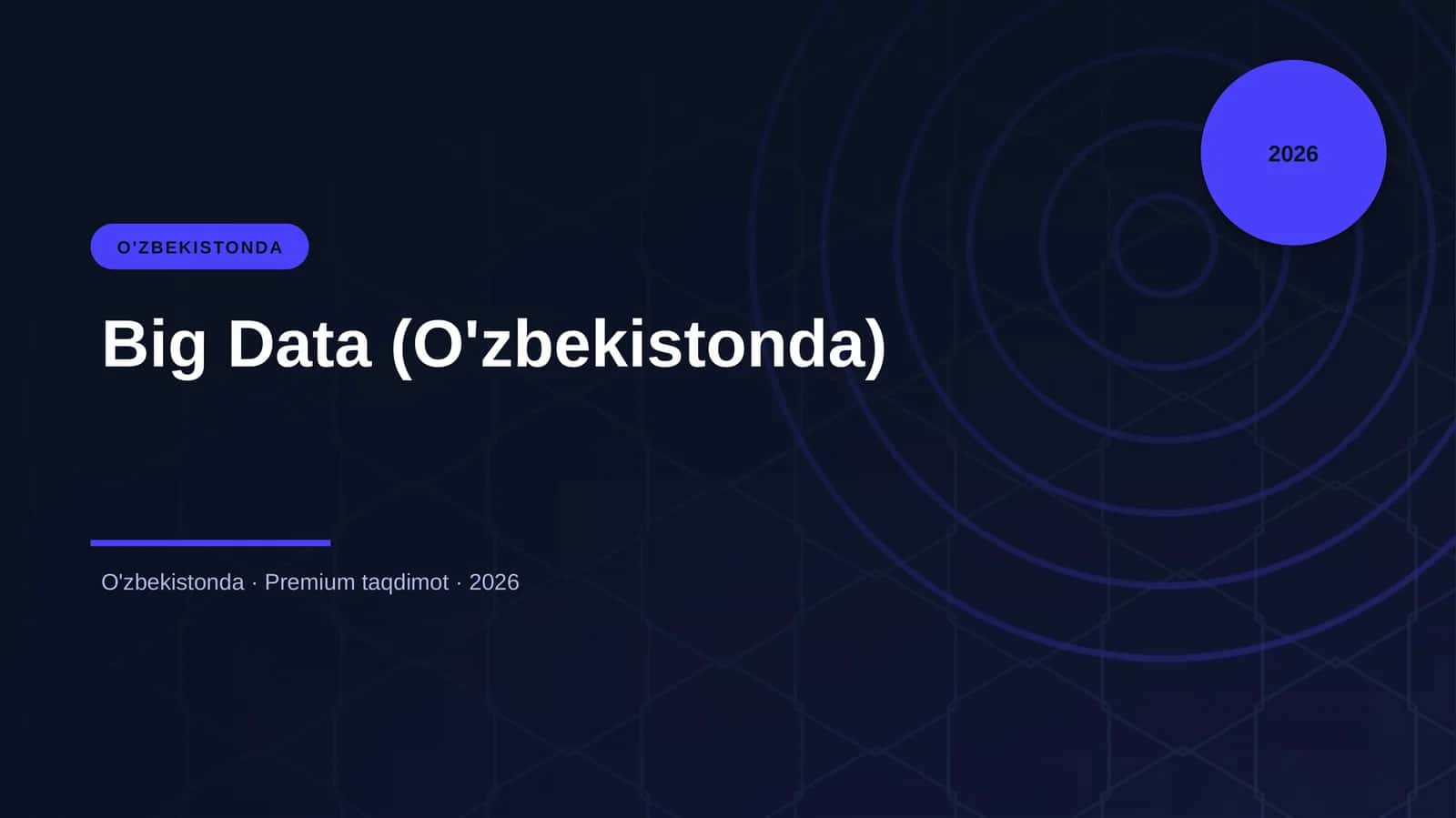 Big Data (O'zbekistonda) 1