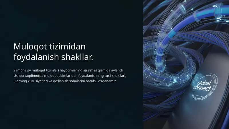 Muloqot tizimidan foydalanish shakllar. 1