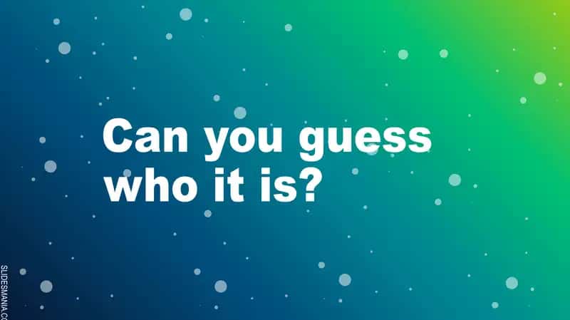 Who it is? 1
