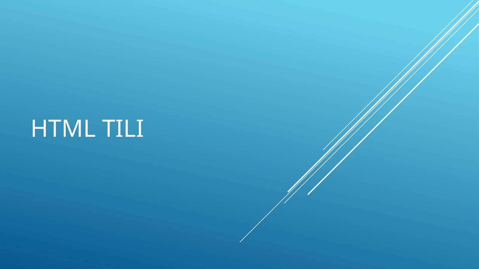 Htmltili 1
