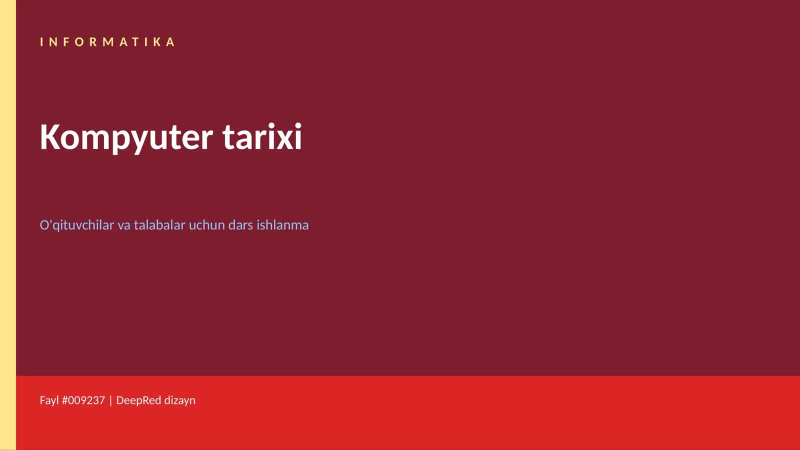 INFORMATIKA 1
