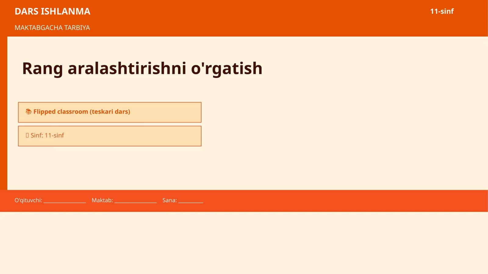 DARS ISHLANMA 1
