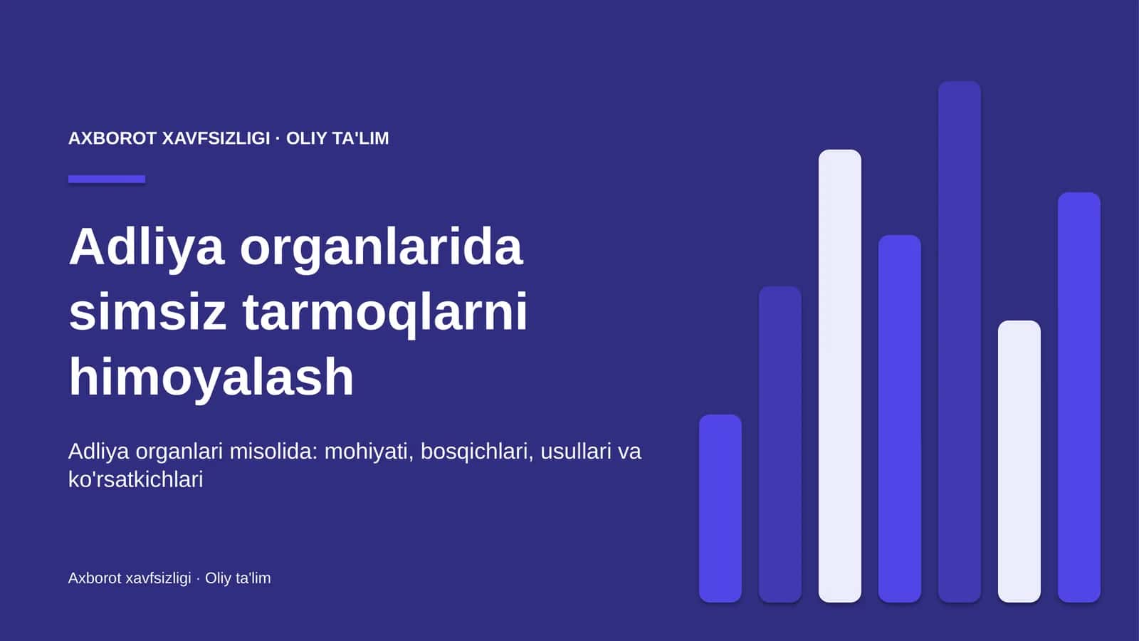 Adliya organlarida simsiz tarmoqlarni himoyalash 1
