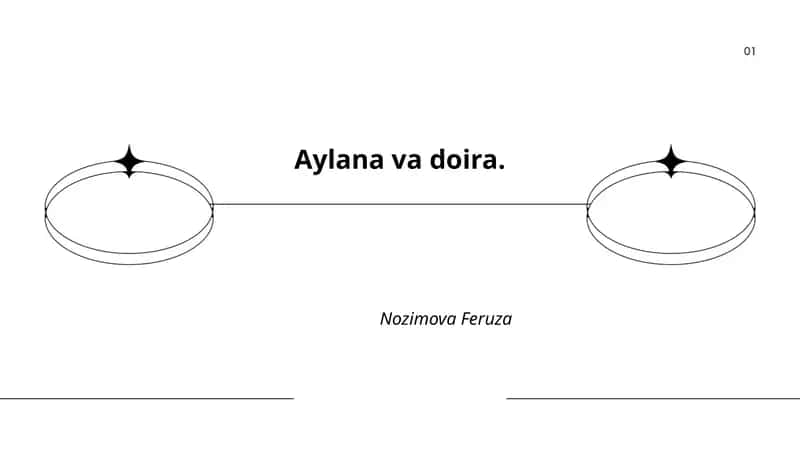 Aylana va doira 1