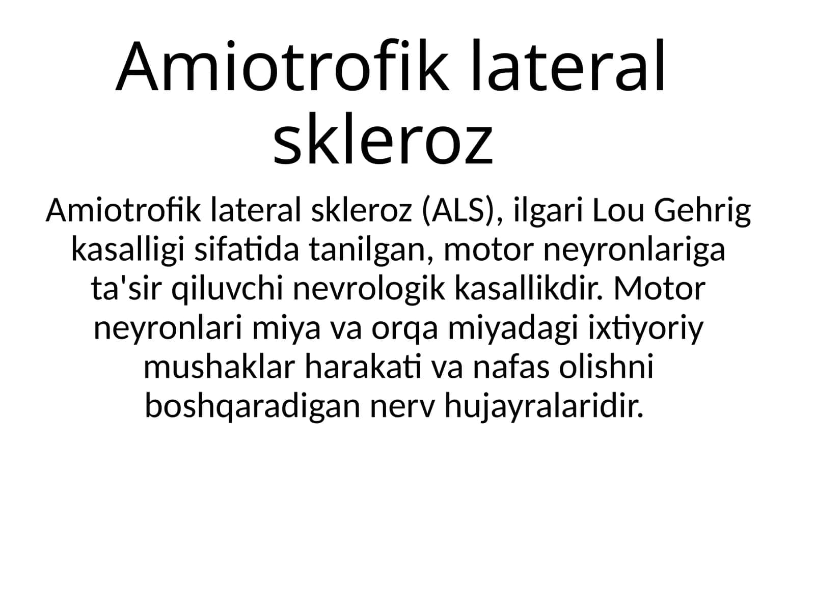 Amiotrofik lateral skleroz 1