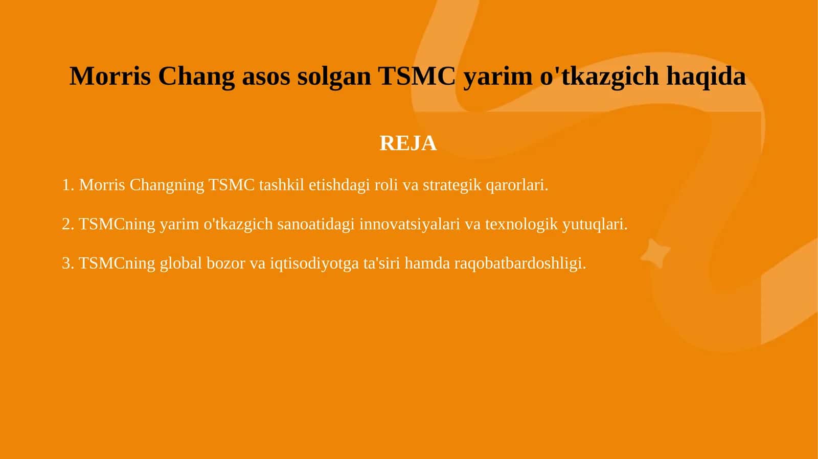 TSMC yarim o'tkazgich haqida 1