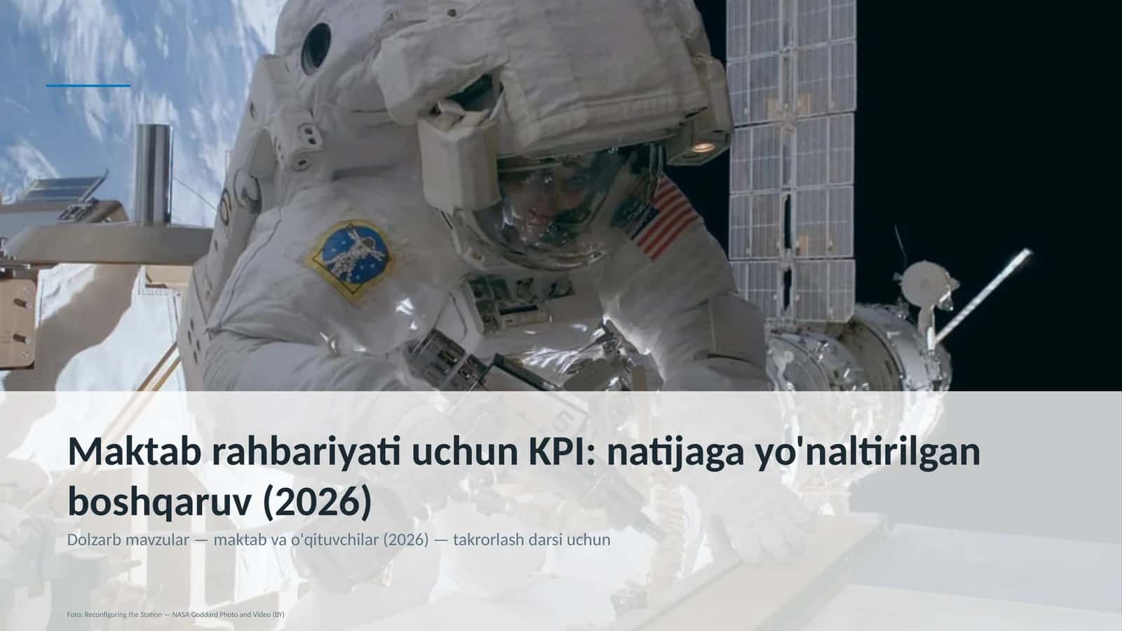 Maktab rahbariyati uchun KPI: natijaga yo'naltirilgan boshqaruv (2026) 1