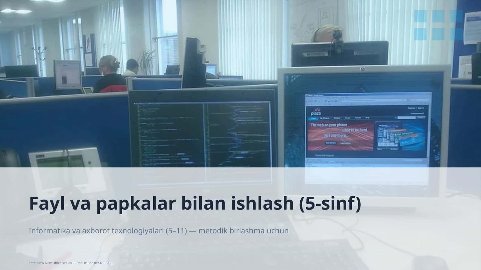 Fayl va papkalar bilan ishlash (5-sinf) 1
