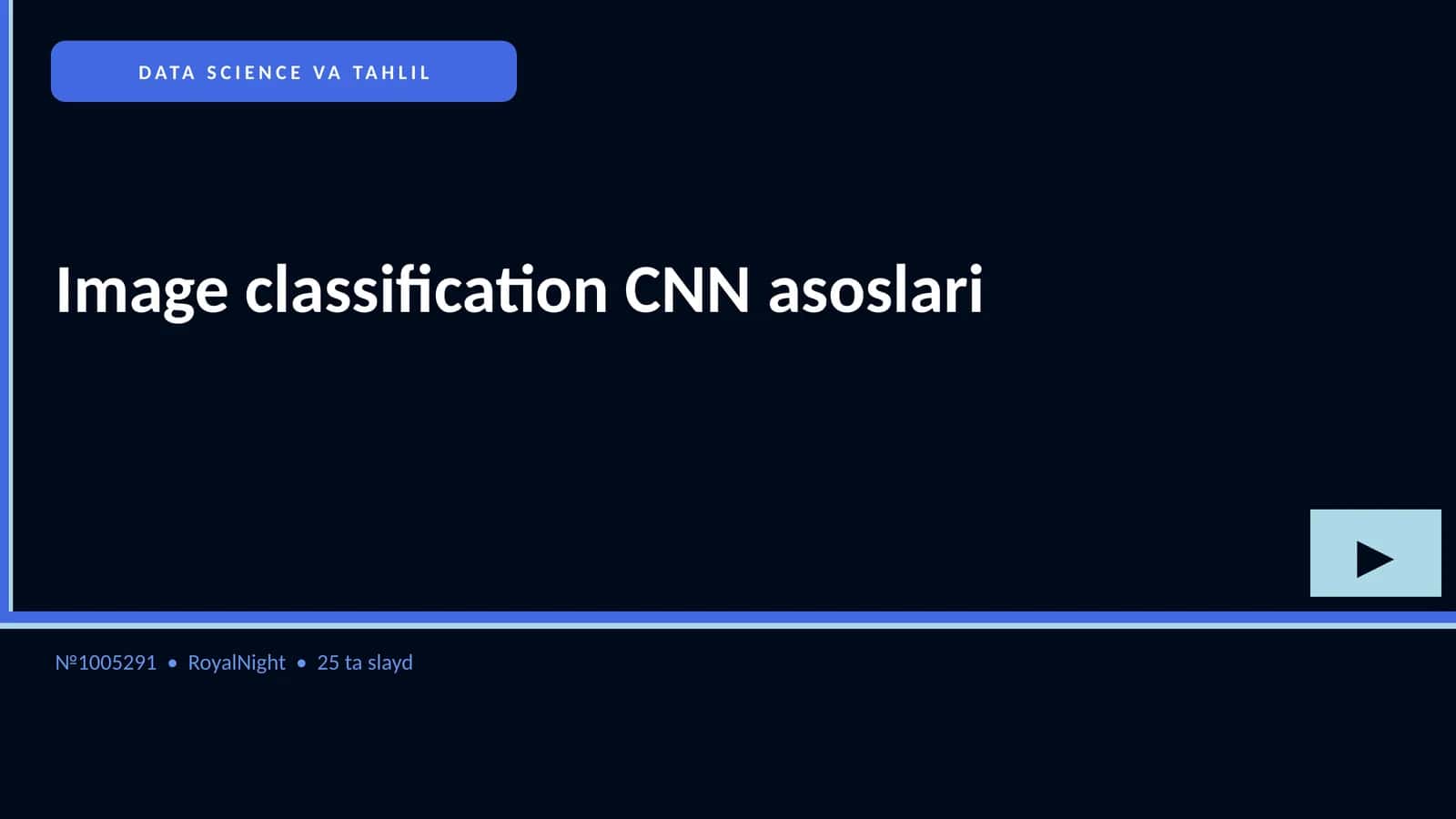 Image classification CNN asoslari 1