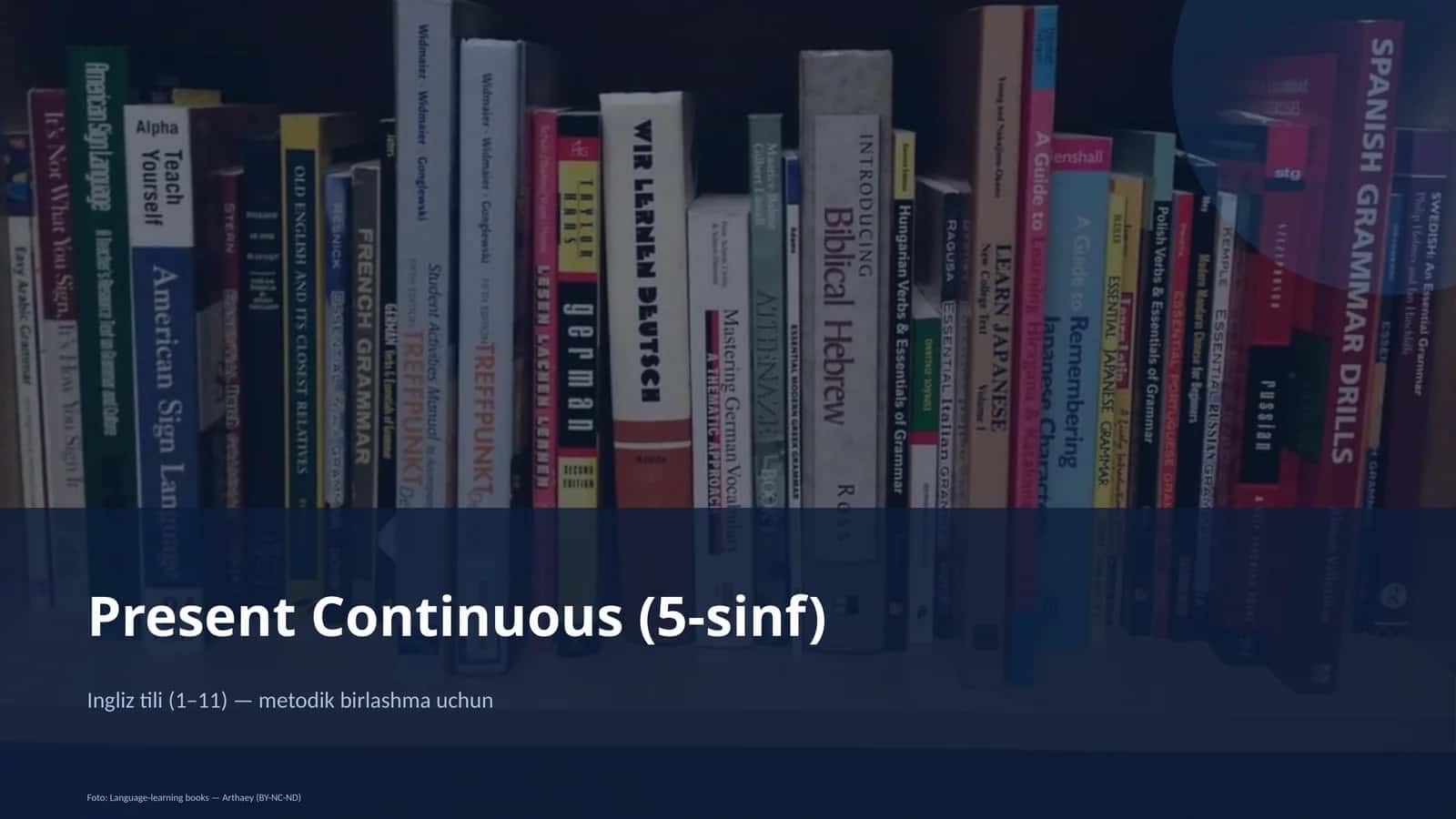 Present Continuous (5-sinf) 1